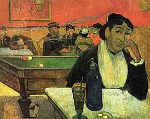 Image 9Paul Gauguin's 1888 painting Night Café at Arles includes a depiction of French billiards (from Carom billiards)