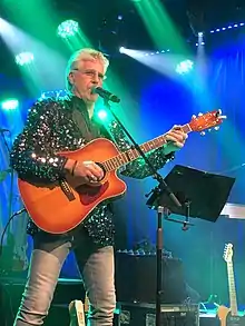 Sahlin performing in September 2019