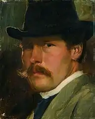 Self-Portrait with a Hat (1900)