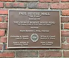 Rededication plaque