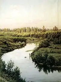 Landscape with river (1900)