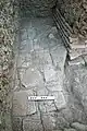 Baked-brick courtyard paving near the Minaret of Jam, August 2005