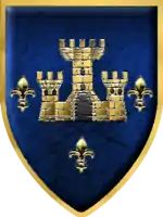 Borač or Pavlovac castle on Radinović-Pavlović family blazon