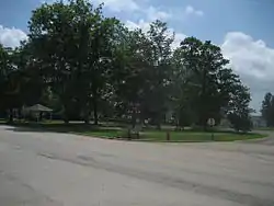 Chicago Road as it enters the village of Paw Paw.