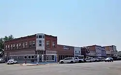 Payette, Idaho, Main Street seen toward the N. A. Jacobsen building.