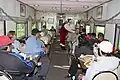 Dining car on Polar Bear Express - no longer carried