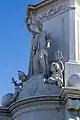 Victory with infants Mars and Neptune