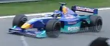 Pedro Diniz driving for Sauber at the 2000 Canadian Grand Prix.