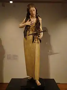 Magdalene penitent by Pedro de Mena, 1663-1664.