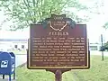 Peebles Ohio Historical Marker outlining the history of Peebles.