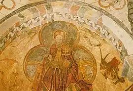 Christ in majesty, in the church of Jaleyrac