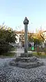 The pillory of Vila Nova de Anços, built to commemorate the Manueline charter of December 12, 1515.