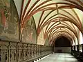 A corridor inside the abbey