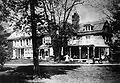 "Pencoyd," Bala Cynwyd, Pennsylvania (1684, demolished 1964). The 1883 section by Frank Furness is to the right.