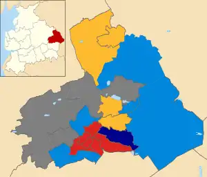 2010 results map