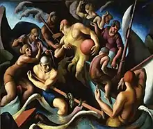 Thomas Hart Benton, People of Chilmark, 1920, Hirshhorn Museum and Sculpture Garden, Washington, DC.