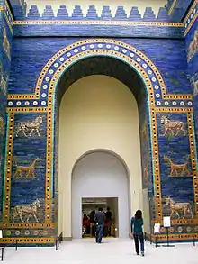 Image 3The Lion of Babylon of The Ishtar Gate has remained a prominent symbol of Iraqi culture throughout history. (from Culture of Iraq)