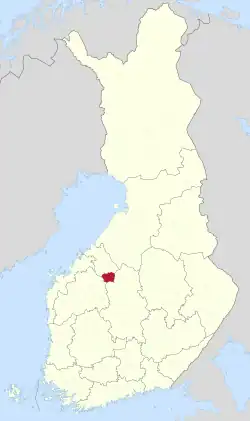 Location of Perho in Finland