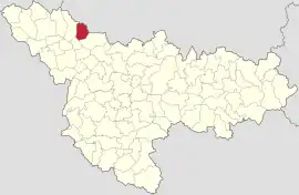 Location in Timiș County