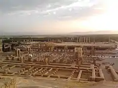 A general view of the ruins at Persepolis