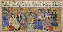 Image 3Persian manuscript from the 14th century describing how an ambassador from India brought chess to the Persian court (from History of chess)