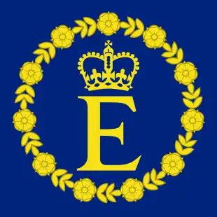 Personal Flag of Queen Elizabeth II (crown)