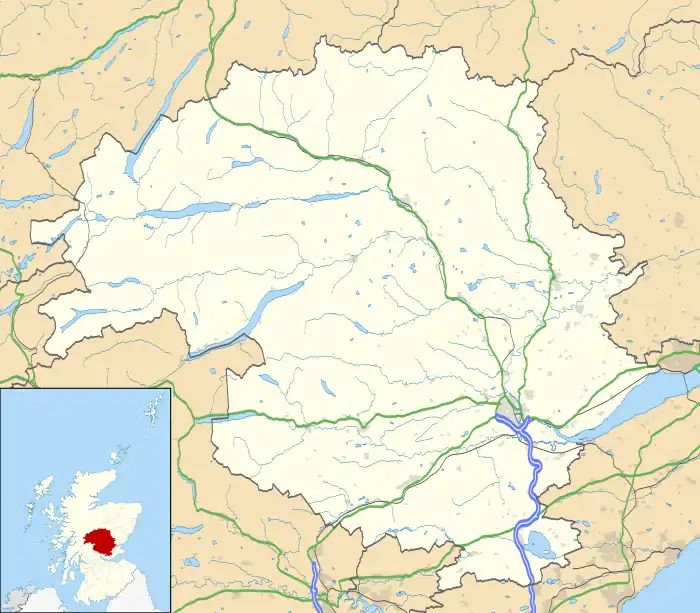 Tibbermore is located in Perth and Kinross