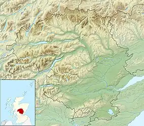 Loch Tummel is located in Perth and Kinross