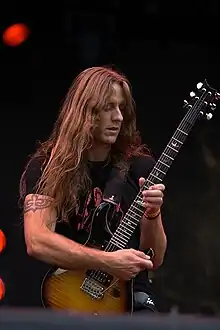 Peter Lindgren in concert with Opeth