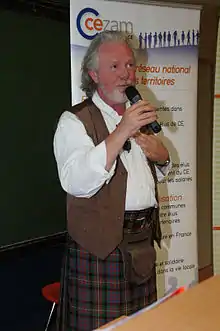 May receiving the Prix Cezam Literature Award in Strasbourg, France, in 2011