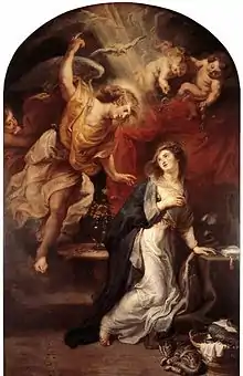 Annunciation by Rubens, 1628