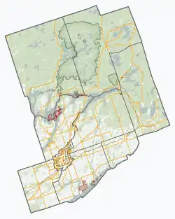 Curve Lake First Nation 35 is located in Peterborough County