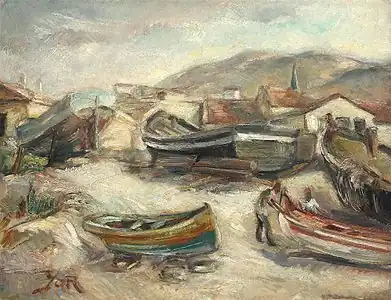 Fishermen with Dinghys