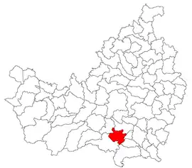 Location in Cluj County