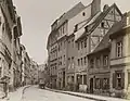 View south on Petristraße, around 1880