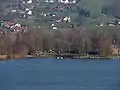 Auslikon and its Strandbad (lido) on Lake Pfäffikon shore