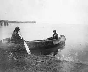 Image 8Ojibwa women in a canoe, Leech Lake, 1909 (from History of Minnesota)