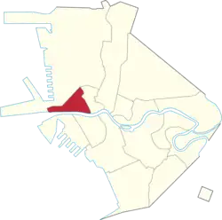 Location of San Nicolas