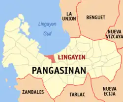 Map Lingayen