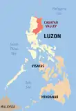 Map of the Philippines highlighting Cagayan Valley