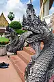 The naga inside the temple