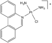 phenanthriplatin, a proposed new anticancer drug.