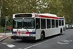 SEPTA bus operating along Route 7