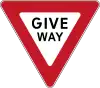 Give way