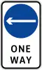 One-way (left, plate type)