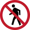 No pedestrian crossing