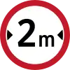 Width restriction