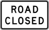 Road closed