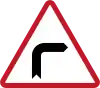 Sharp turn (right)