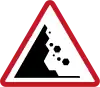 Falling debris (left)